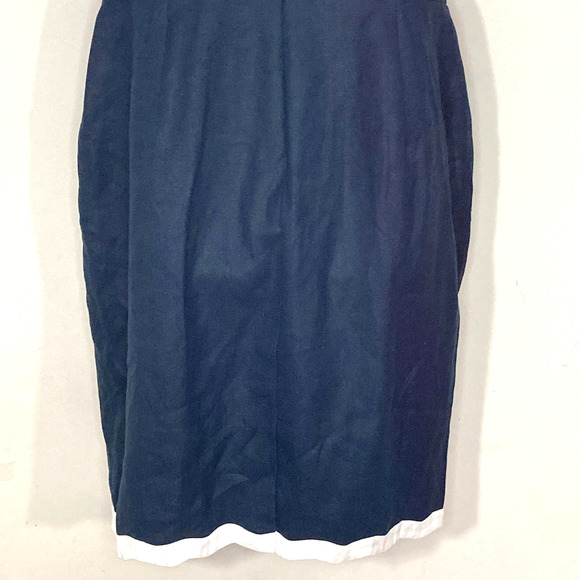 NEW J.Crew Going Places 100% Linen Dress Scalloped Layered Sheath Sleeveless 16 - Picture 11 of 15